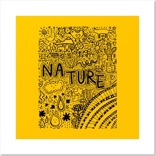 nature, doodling Posters and Art